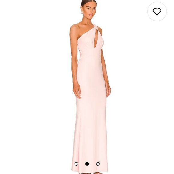 Katie May Edgy One Shoulder Dress Fuchsia Pink Size Large - Picture 11 of 13